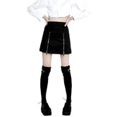 Summer Punk Plaid Mini Skirt - The Black Ravens
