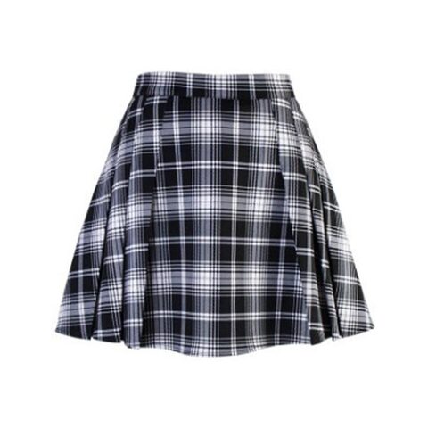 Summer Punk Pleated Ladies Mini Skirt - The Black Ravens