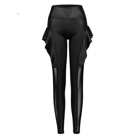 Tight Ladies Dark Goth Leggings - The Black Ravens