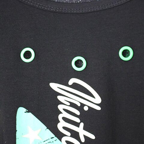 Trendy Loose Ladies' Graffiti Top - The Black Ravens