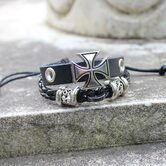 Unisex Braided Holy Wristlet - The Black Ravens