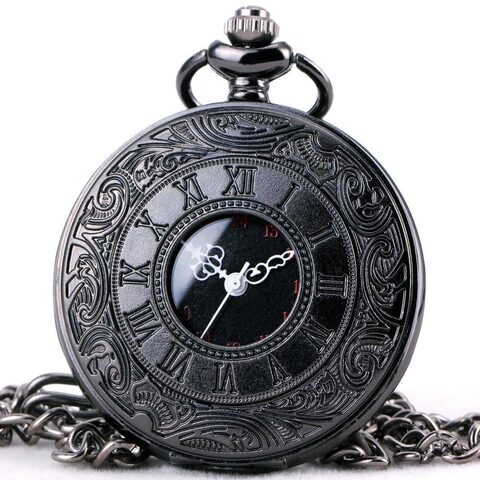 Weird Roman Numeral Steampunk Watches - The Black Ravens