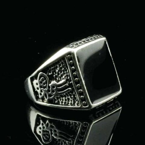 Wicked Large Rocker Rings For Women - The Black Ravens