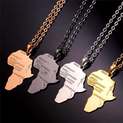 Women's and Men's Precious Metal African Pendant - The Black Ravens