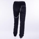 Women's Black Cargo Pants - The Black Ravens