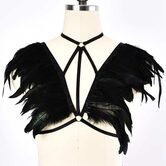 Women's Choker Chest Cage - The Black Ravens