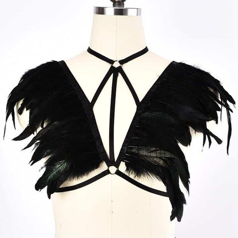Women's Choker Chest Cage - The Black Ravens