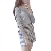 Women's Criss-Cross Sleeve Casual Top - The Black Ravens