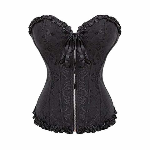 Women's Dark Bow Corsets - Plus Size Available - The Black Ravens
