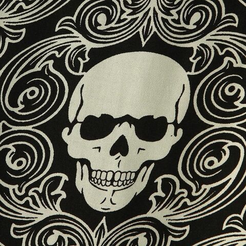 Women's Double-layer Skeleton Head Tops - The Black Ravens