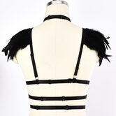 Women's Feather Bandage Chest Cage - The Black Ravens