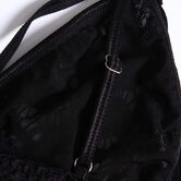 Women's Lace Spaghetti Strap Black Bra Set - The Black Ravens