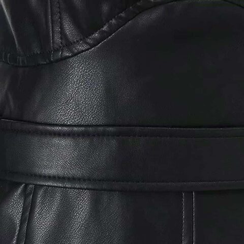 Women's Motorcycle Long Coat - The Black Ravens