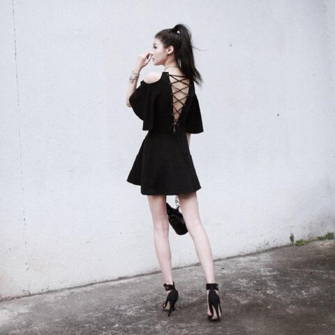 Women's Sexy Halter Party Dress - The Black Ravens