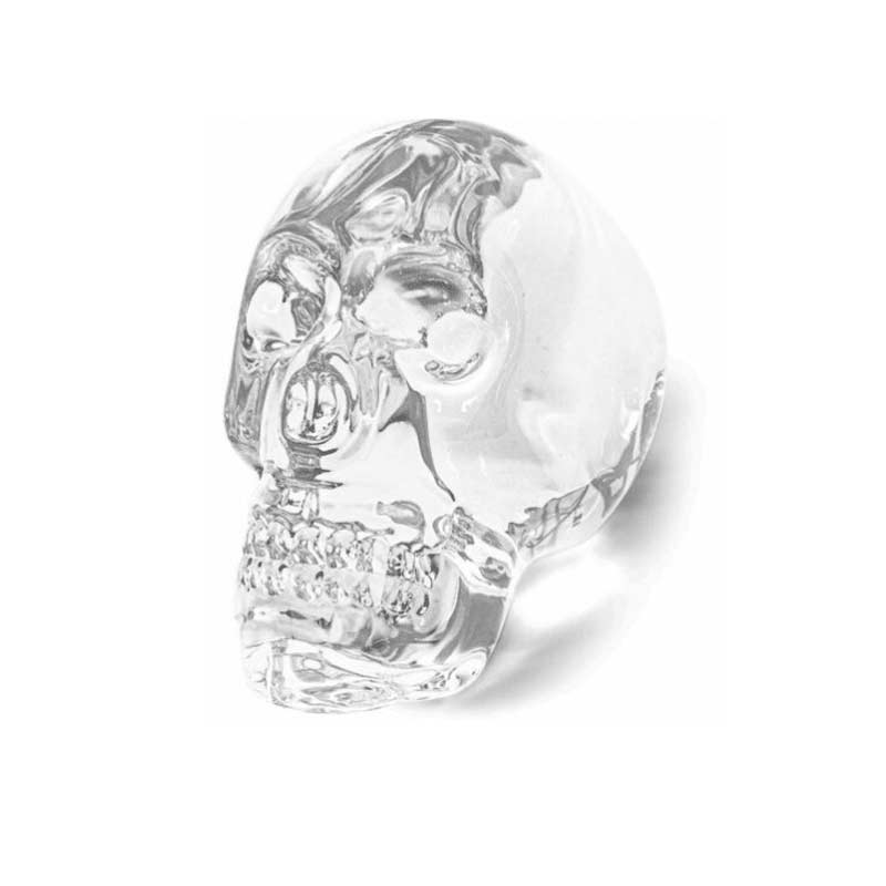 Crystal Skull Glass Home Decor