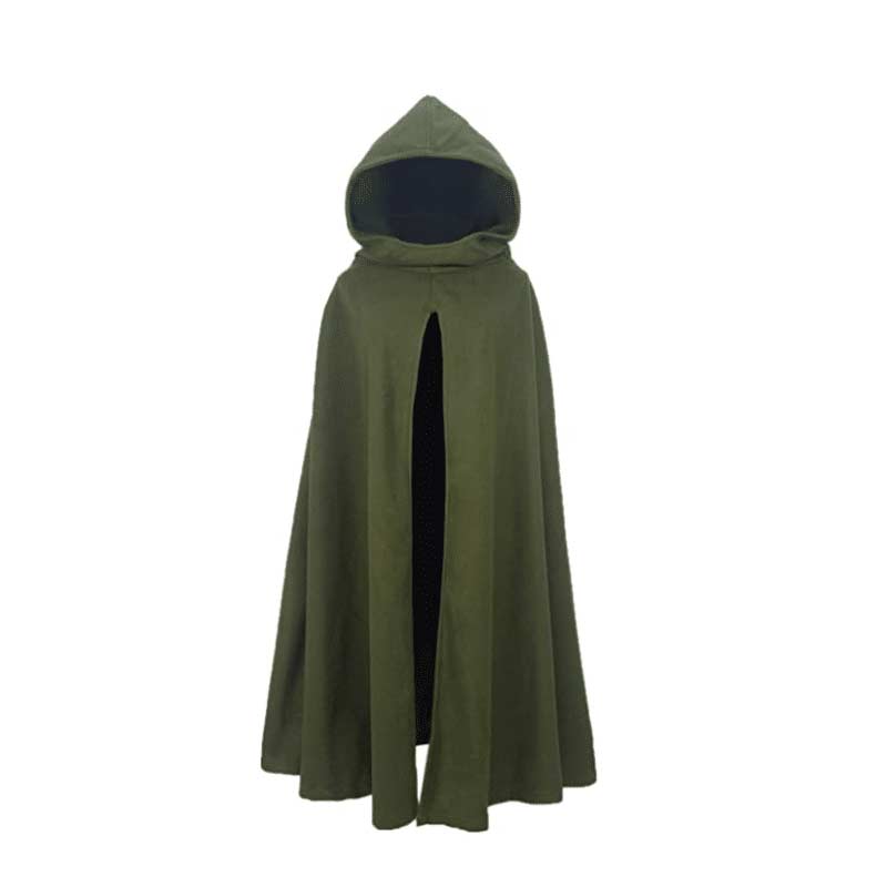 Gothic Hooded Open Front Witch Cloak