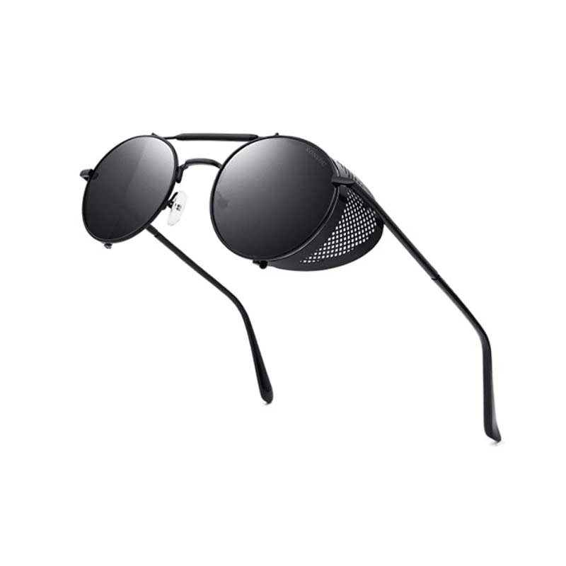 Steampunk Style Black Sunglasses