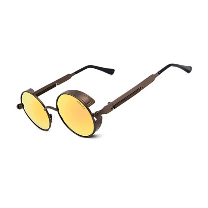 Steampunk Style Round Vintage Sunglasses