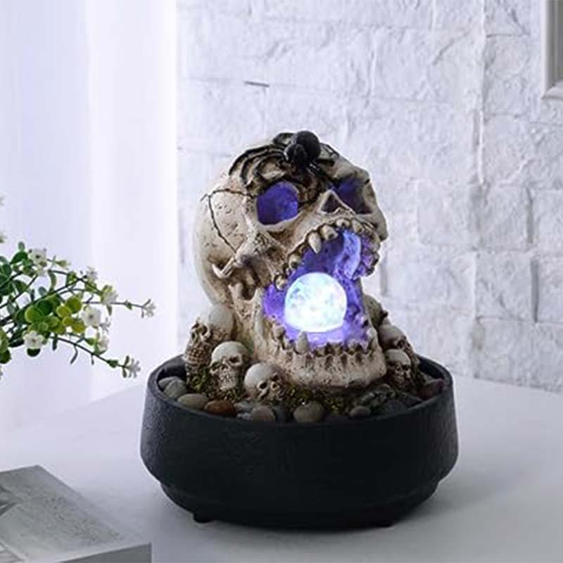 Indoor RGB Goth Skull Fountain