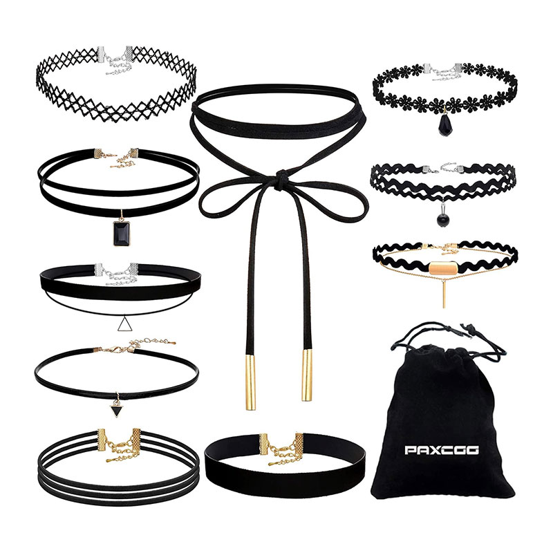 Black Velvet Choker Necklaces