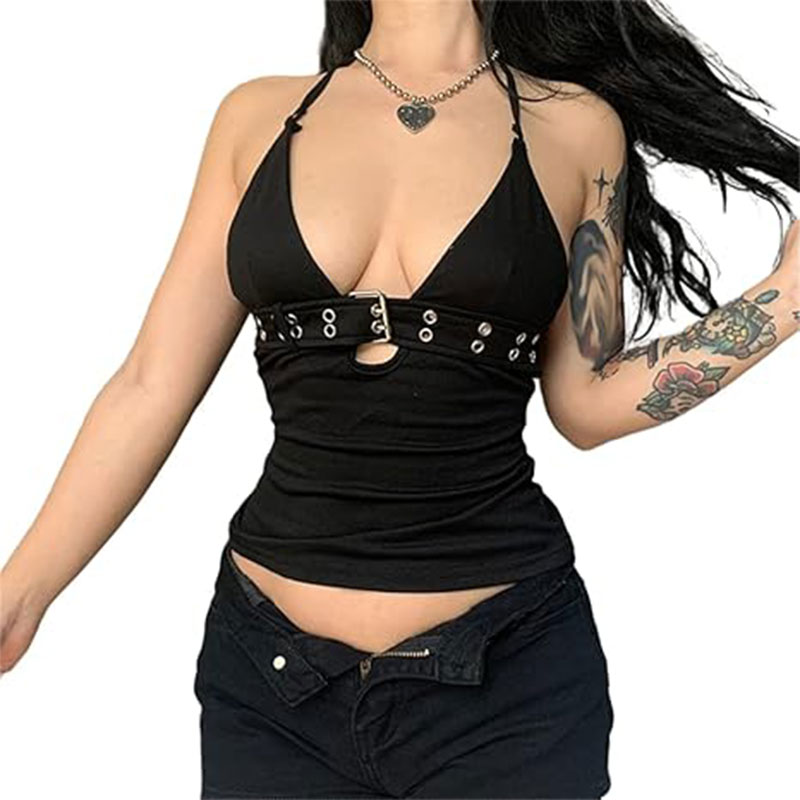 Sexy Punk Rock Halter Top