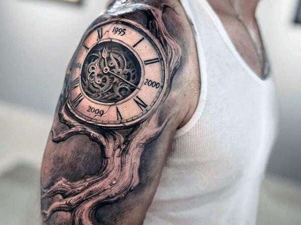 The Mechanical Man - Steampunk Tattoo Ideas