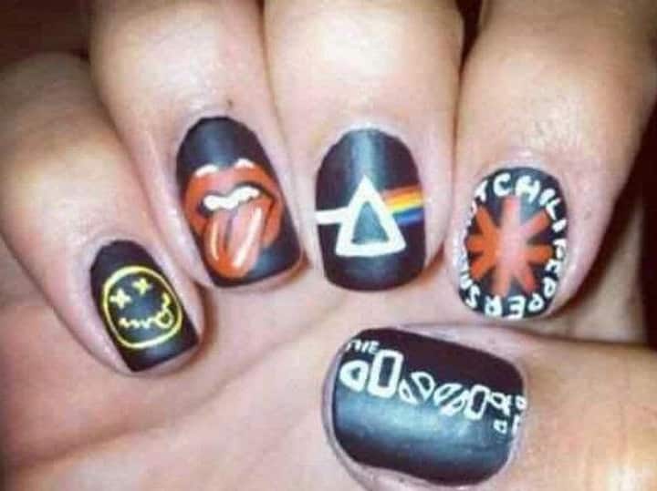 Nail Art Ideas To Glam Up Your Grunge Look