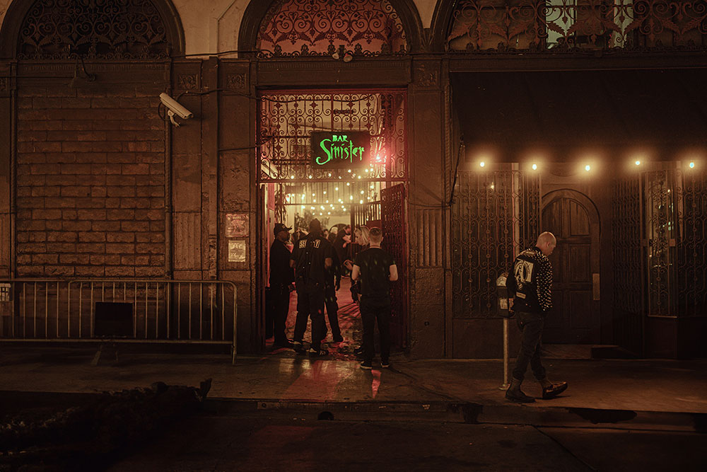 Entrance to Bar Sinister