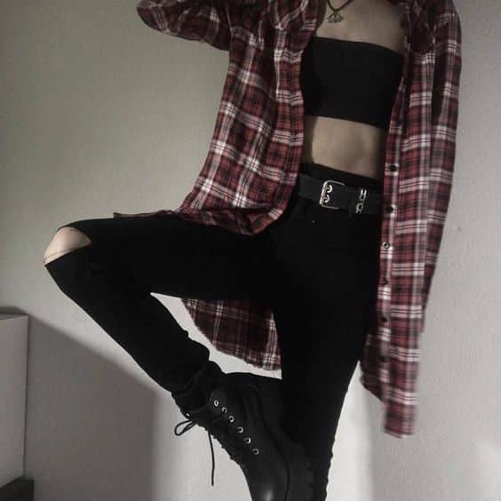 ThePierced3moGirl #grungeoutfits