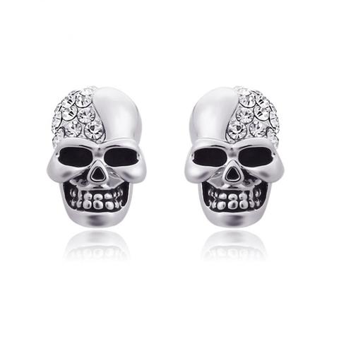Cute Crystal Earring Skulls