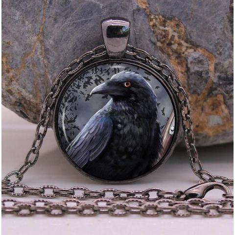 Cute Dark Ravens Necklaces