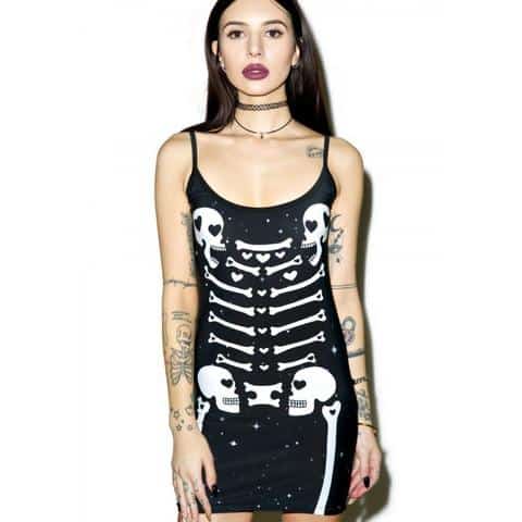 Skeleton Bone Dress