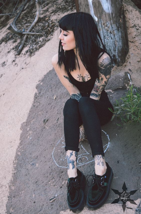 Girl with Tattoos