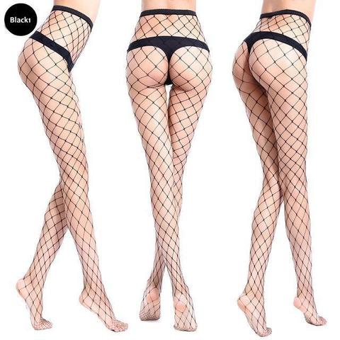 sexy black fishnet stockings