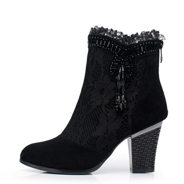 sexy punk lacey heel shoes for women