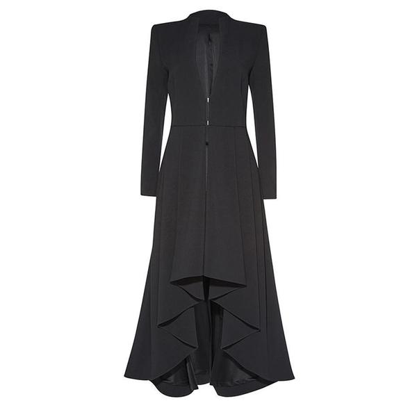 stunning ankle length maxi trench coat for women