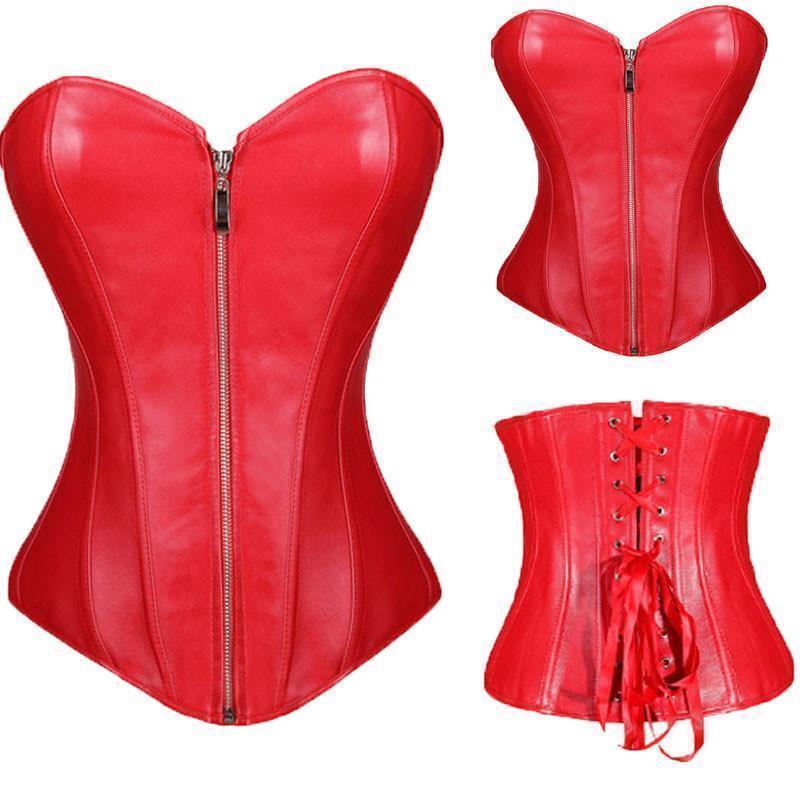 Sexy Blood Red Diana Prince Corsets - Available In Plus Size