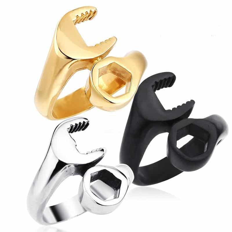 Awesome Unisex Indestructible Funny Tool Rings - The Black Ravens