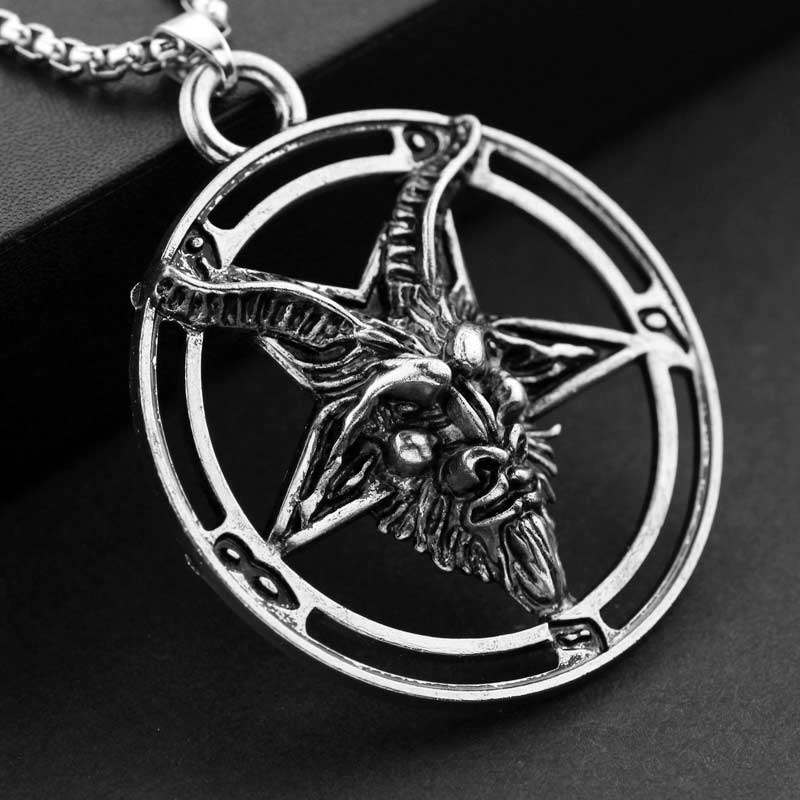 Baphomet Pentagram Necklace - The Black Ravens
