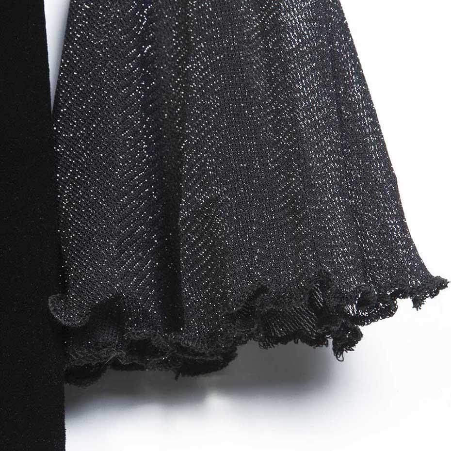 Beautiful Gothic Mesh Sleeves Party Dress - The Black Ravens