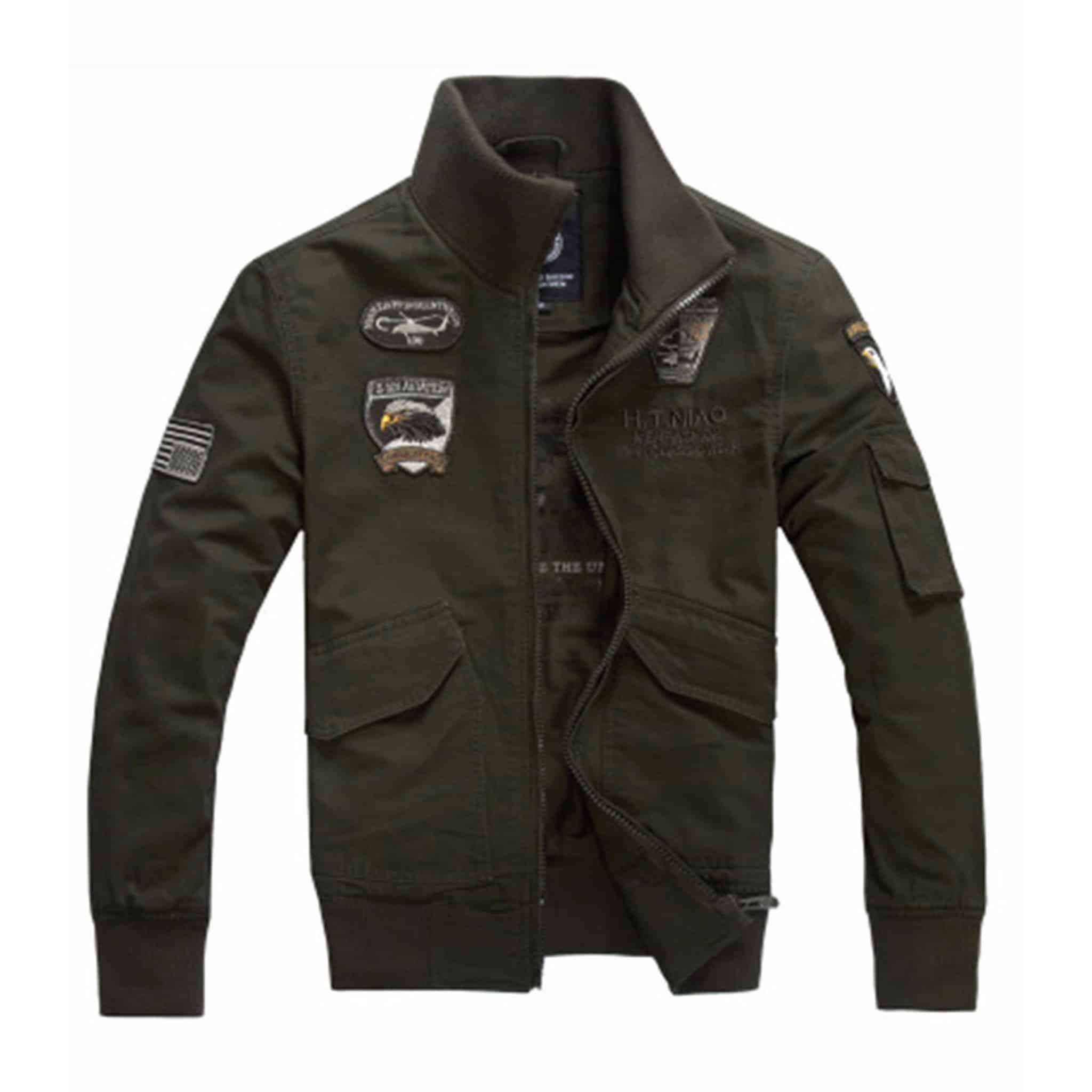 Cool Casual Military Men's Jacket - The Black Ravens