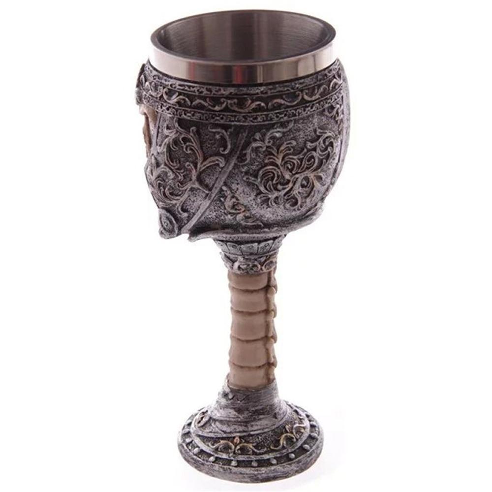 Cool Gothic Skeleton Head Chalices - The Black Ravens