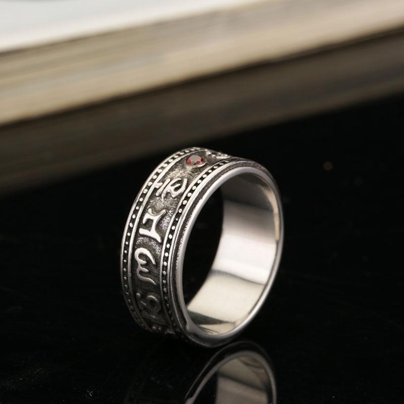 Cool Punk Red Charm Rings - The Black Ravens