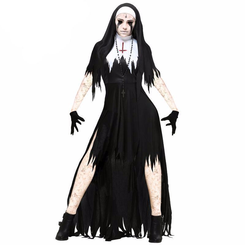 Creepy Gothic Demonic Priestess Dress Up - The Black Ravens