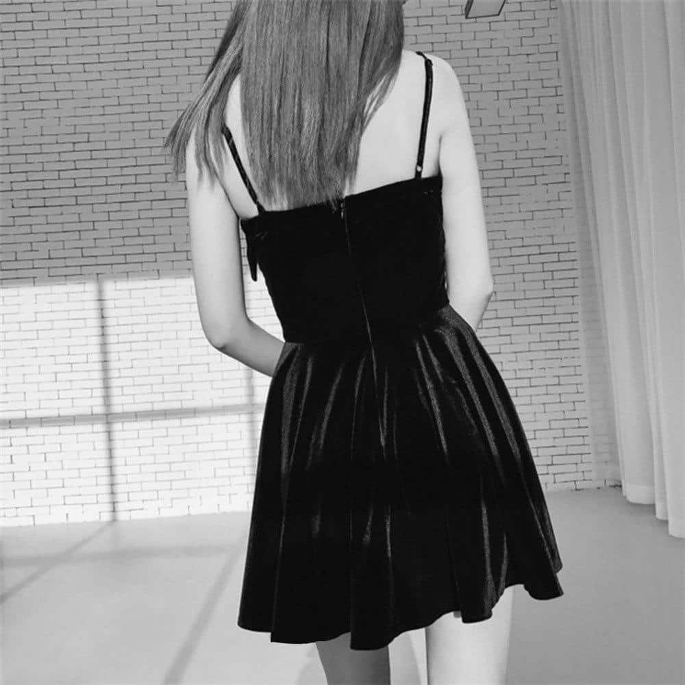 Cute Gothic Mini Dress - The Black Ravens