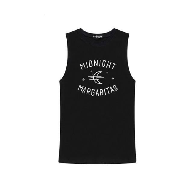 Cute 'Midnight Margaritas' Tank Tops - The Black Ravens