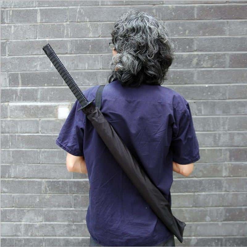 Full Size Samurai's Blade Umbrellas - The Black Ravens