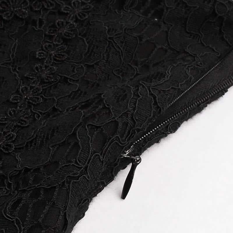 Gothic Black Asymmetrical Maxi Dress For Women - The Black Ravens