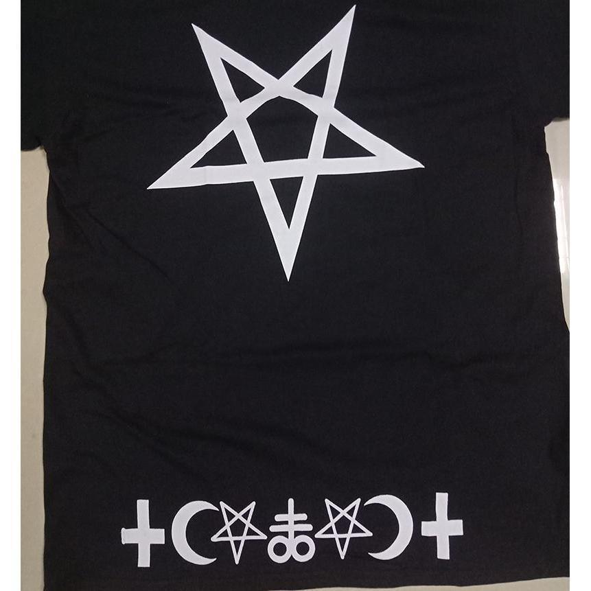Gothic Cool Design Pentagram Tee - The Black Ravens