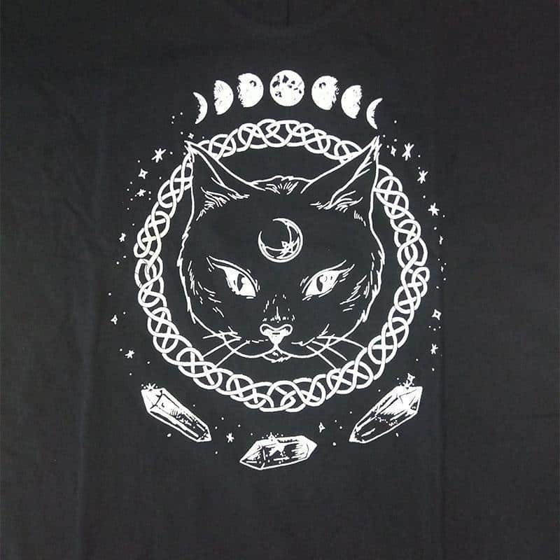 Gothic Moon Phase Kitten Dresses - The Black Ravens